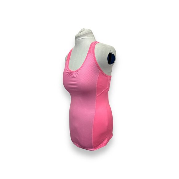 Danskin Womens Pink Dri-More Racerback Sports Shelf Bra Tank Top Size M - Picture 2 of 8